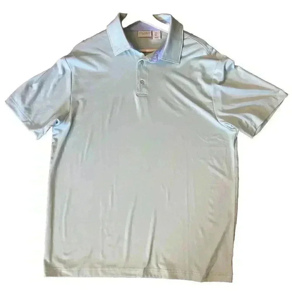Rorie Whelan Golf Polo Shirt Men's Size Large Green Performance Stretch‎ Dry